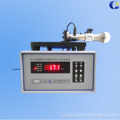IEC60061 Digital Light Base Torsion Meter for lamp cap torque tester